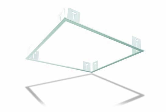 IDEALLUX - IDXTLC3 TELAIO PER CONTROSOFFITTI 595X595MM