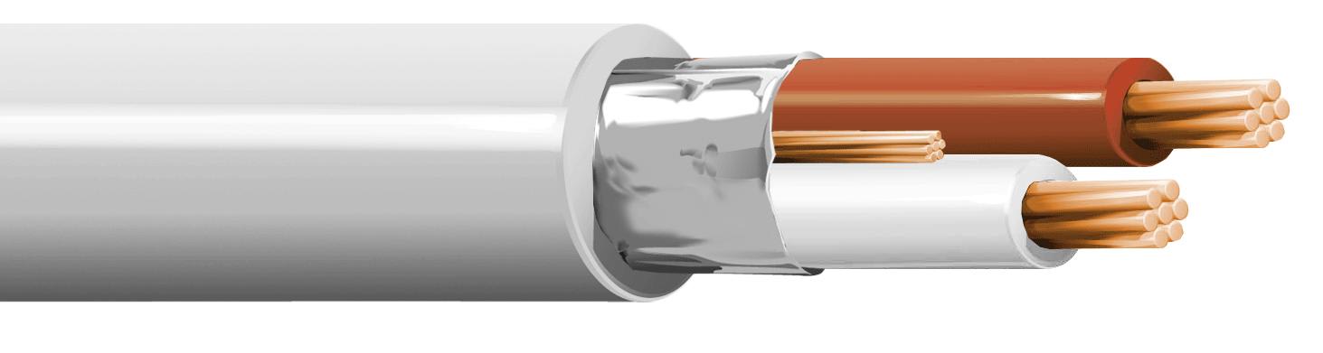 ITC INDUSTRIA TECNIC - ITCIC-02BA1000 2X0,22 PVC BIANCO BOB.1000 CCA-S3,D1,A3