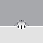 IGUZZINI ILLUMINAZI - IGZ3.QF52.701.0 EASY D105 FRAME WARM CRI80 1500LM DALI L