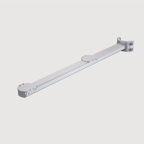IGUZZINI ILLUMINAZI - IGZ3.BZU5.015.0 BRAC.SING.ORIZ.FE.2X L=840 X PALO D=102