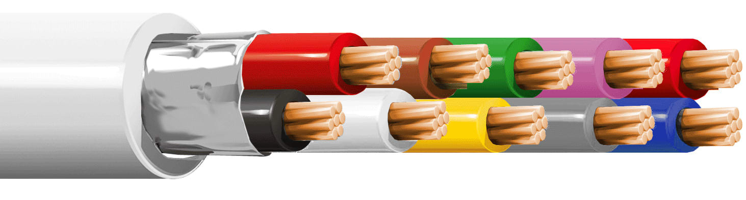 ITC INDUSTRIA TECNIC - ITCIQ-87BZM100 8X0,22+2X0,75 LSZH BI M.100 B2CA-S1A,D1,