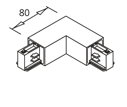 ILMAS SPA - ILA9600A232 GIUNTO A L POLARITA INT./TERRA EST. NERO