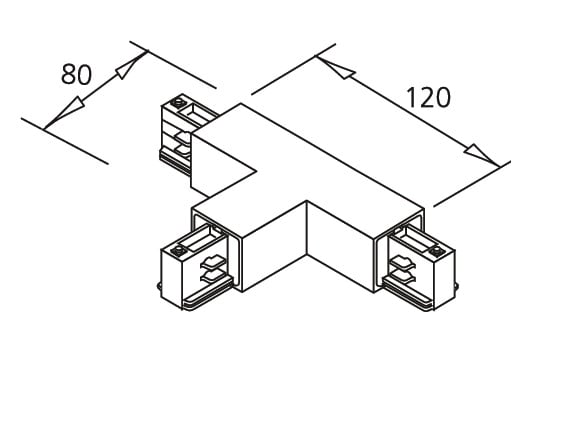 ILMAS SPA - ILA9600A241 GIUNTO T POLARITA EST.SINISTRA/TERRA INT