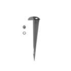 LINEA LIGHT (ILED) - ILD98669 Steel picket for ground mounting - 101mm