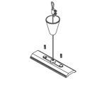 ELCOM SRL - EOW7606-05-31 KIT SOSP. 2M C/PIATTINA L=120 DKM/LKM BI