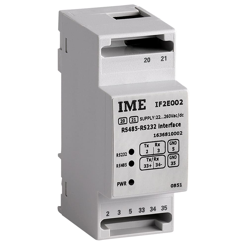 IME - IMSIF2E102 IF INTERF RS485-RS232 A20-60VCC/24VCA