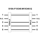 TURCK BANNER SRL - TUK30812204 Connettore Integral M12 , Integral M12