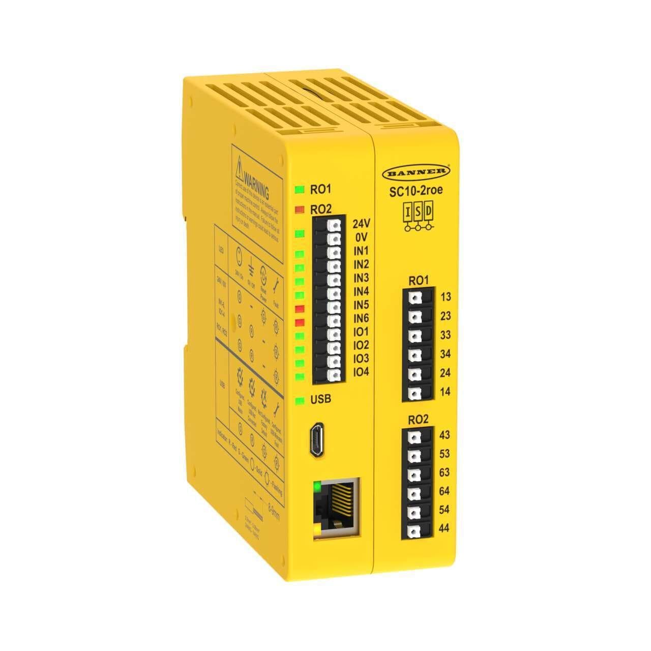 TURCK BANNER SRL - TUK30806222 Centralina di SicurezzaSC10 10IN 2Relè 2xISD