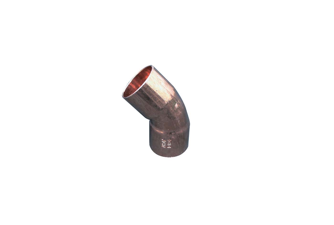 TECNOSYSTEMI SPA SOC - TNS11110635 CURVA A 45° IN RAME F/F 1 1/4 (CONF. 10