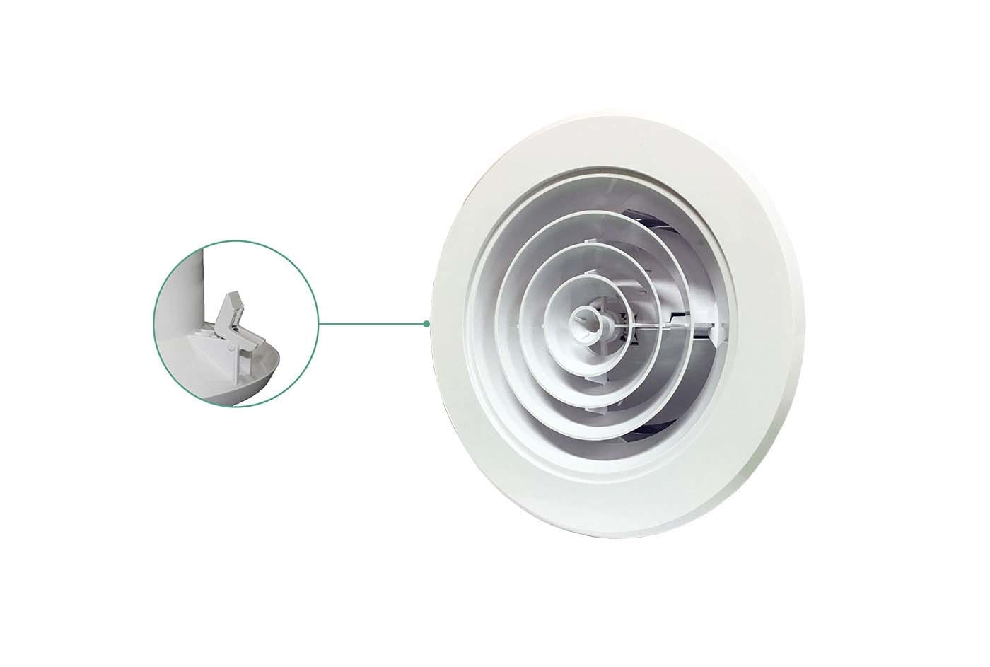 TECNOSYSTEMI SPA SOC - TNS11176010 DIFFUSORE CIRCOLARE MULTIJET IN ABS BIAN