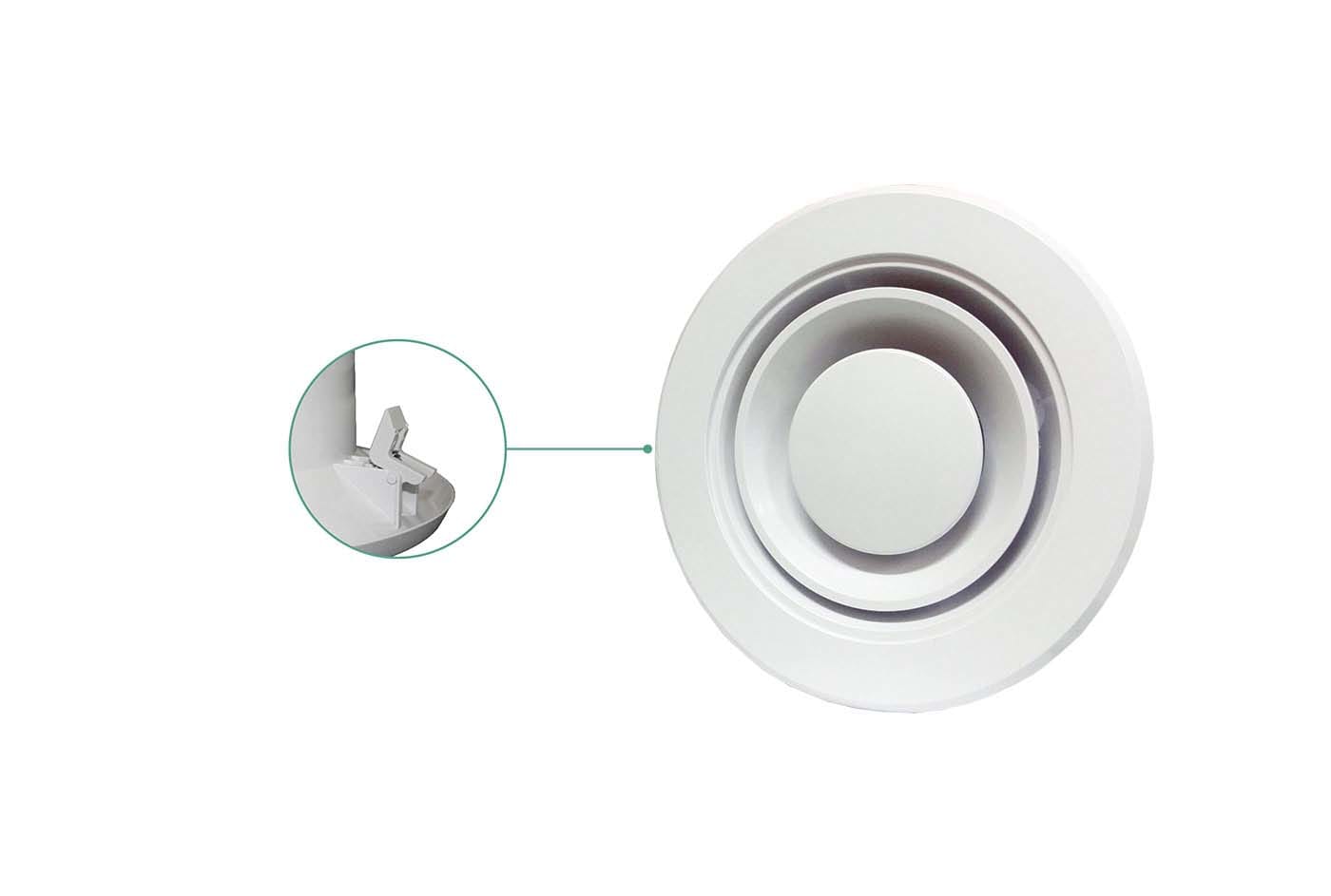 TECNOSYSTEMI SPA SOC - TNS11176040 DIFFUSORE CIRCOLARE MULTICONO IN ABS BIA