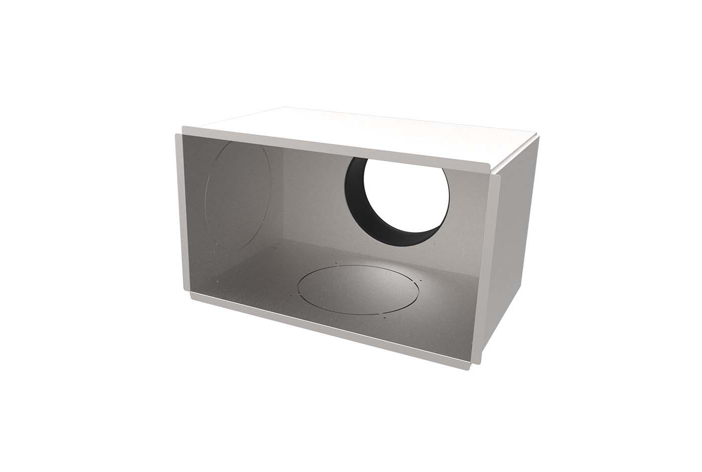 TECNOSYSTEMI SPA SOC - TNSPWD400080 PLENUM COIBENTATO CON 3 INGRESSI PREDISP