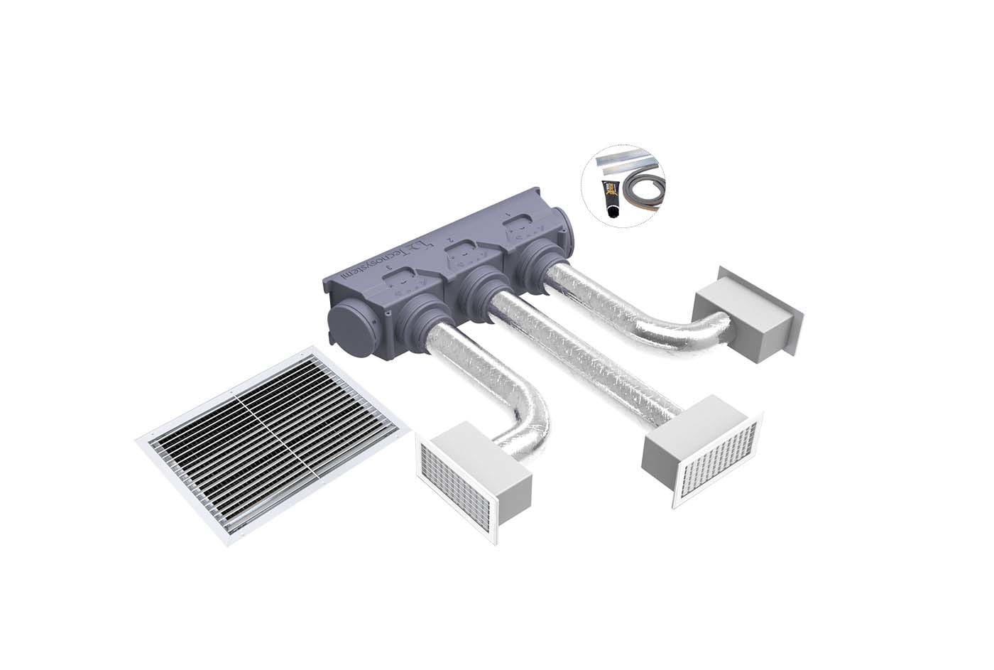 TECNOSYSTEMI SPA SOC - TNSPWD300194 KIT SVELTO UNIVERSAL 3 ZONE CON PLENUM I
