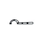 TECNOSYSTEMI SPA SOC - TNSSCD500024 CHIAVE IN METALLO PER REGOLAZIONE SUPPOR