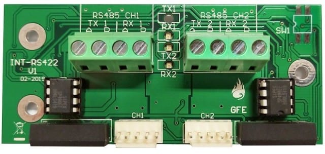 STS ELETTRONICA SRL - STSINT/RS422/P2P-D L INTERFACCIA INT-422-P2P-D CONSENTE UNA