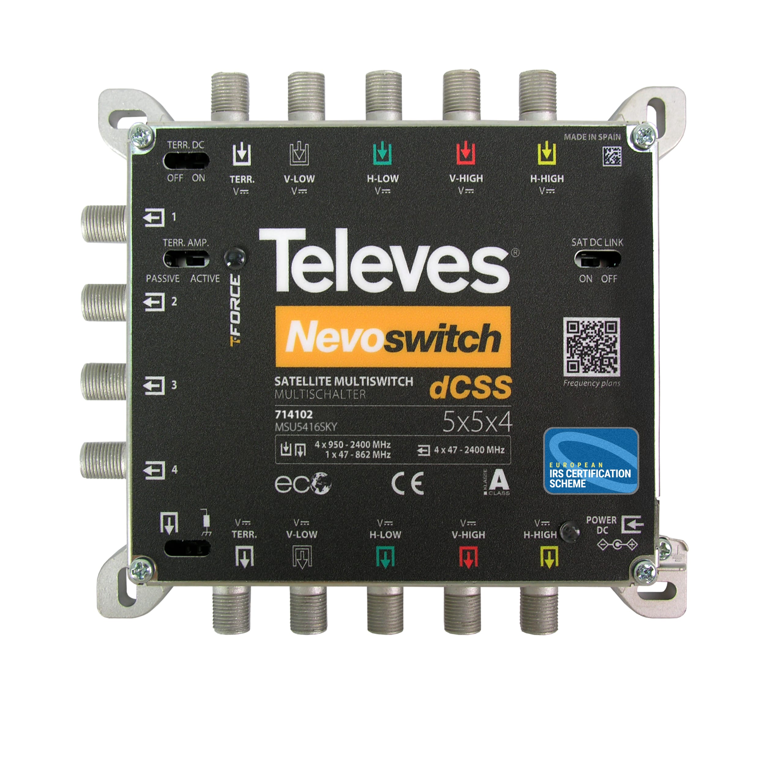 TELEVES ITALIA SRL - TVV714102 MSW DCSS 5X5X4 CON 4XUSCITE DCSS