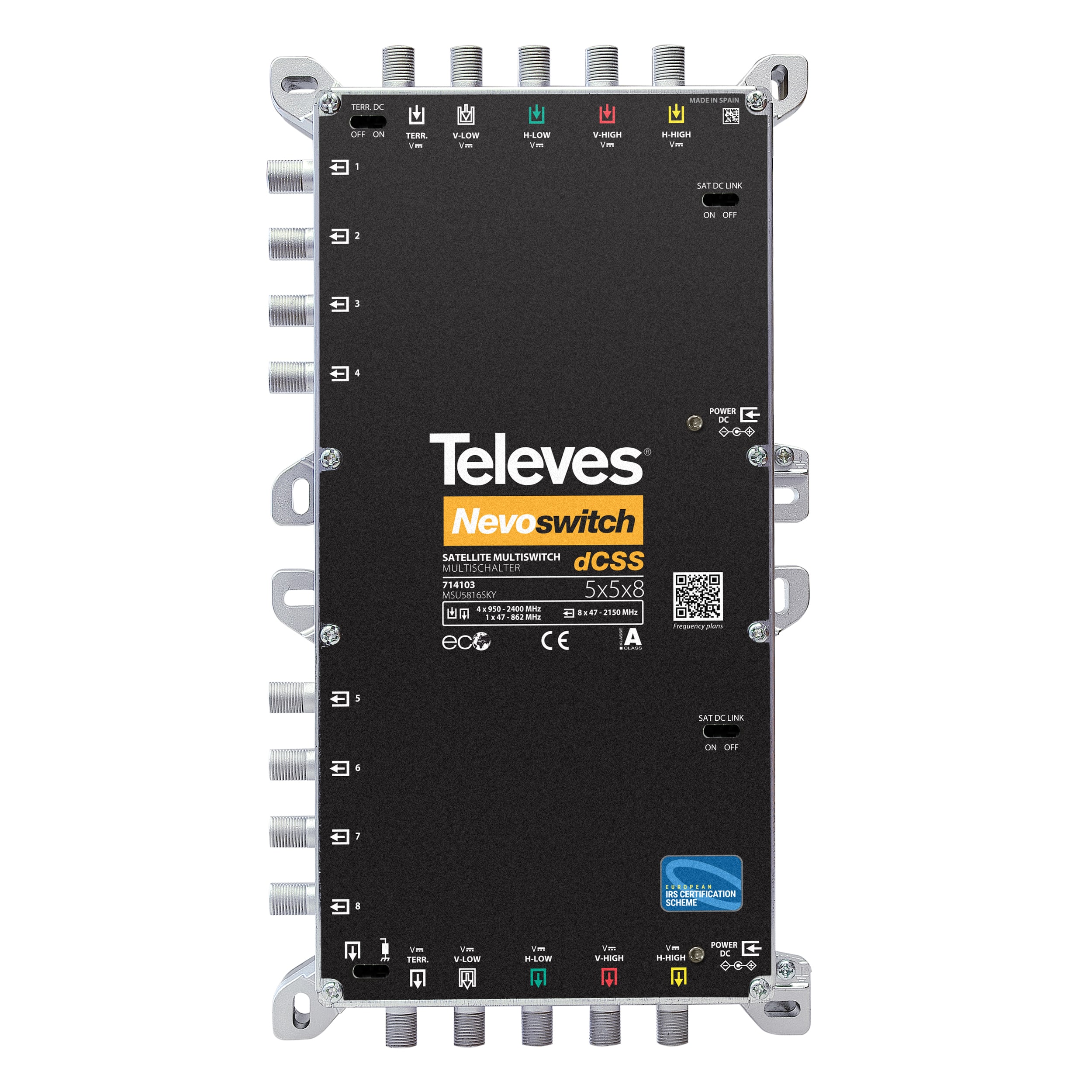 TELEVES ITALIA SRL - TVV714103 NEVOSWITCH DCSS 5X5X8 TERM./CASC.