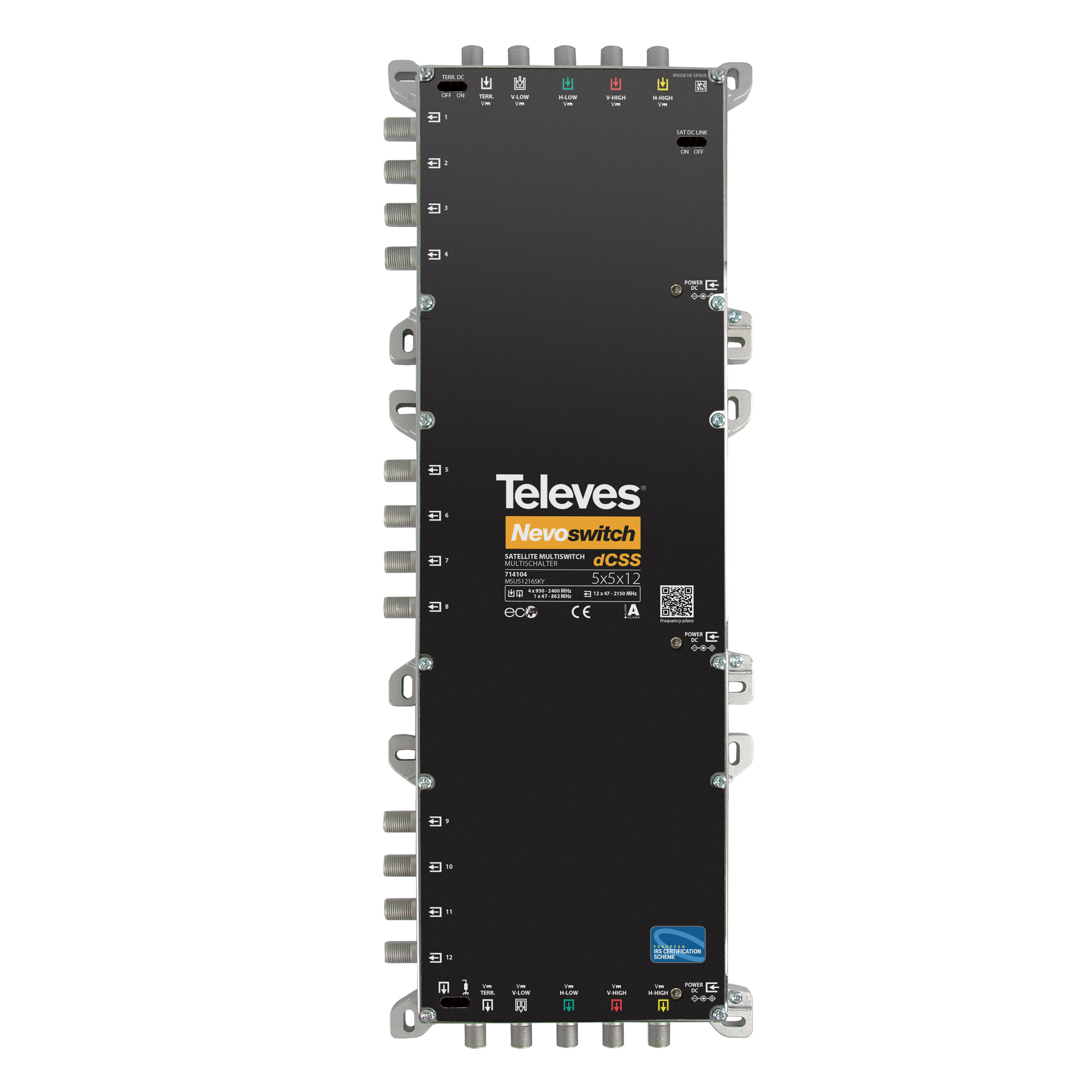 TELEVES ITALIA SRL - TVV714104 MSW DCSS 5X5X12 CON 12XUSCITE DCSS