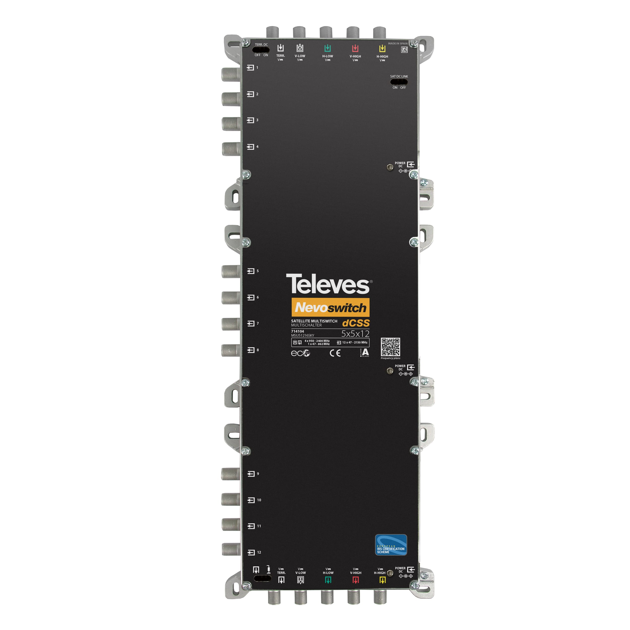 TELEVES ITALIA SRL - TVV714104 NEVOSWITCH DCSS 5X5X12 TERM./CASC.