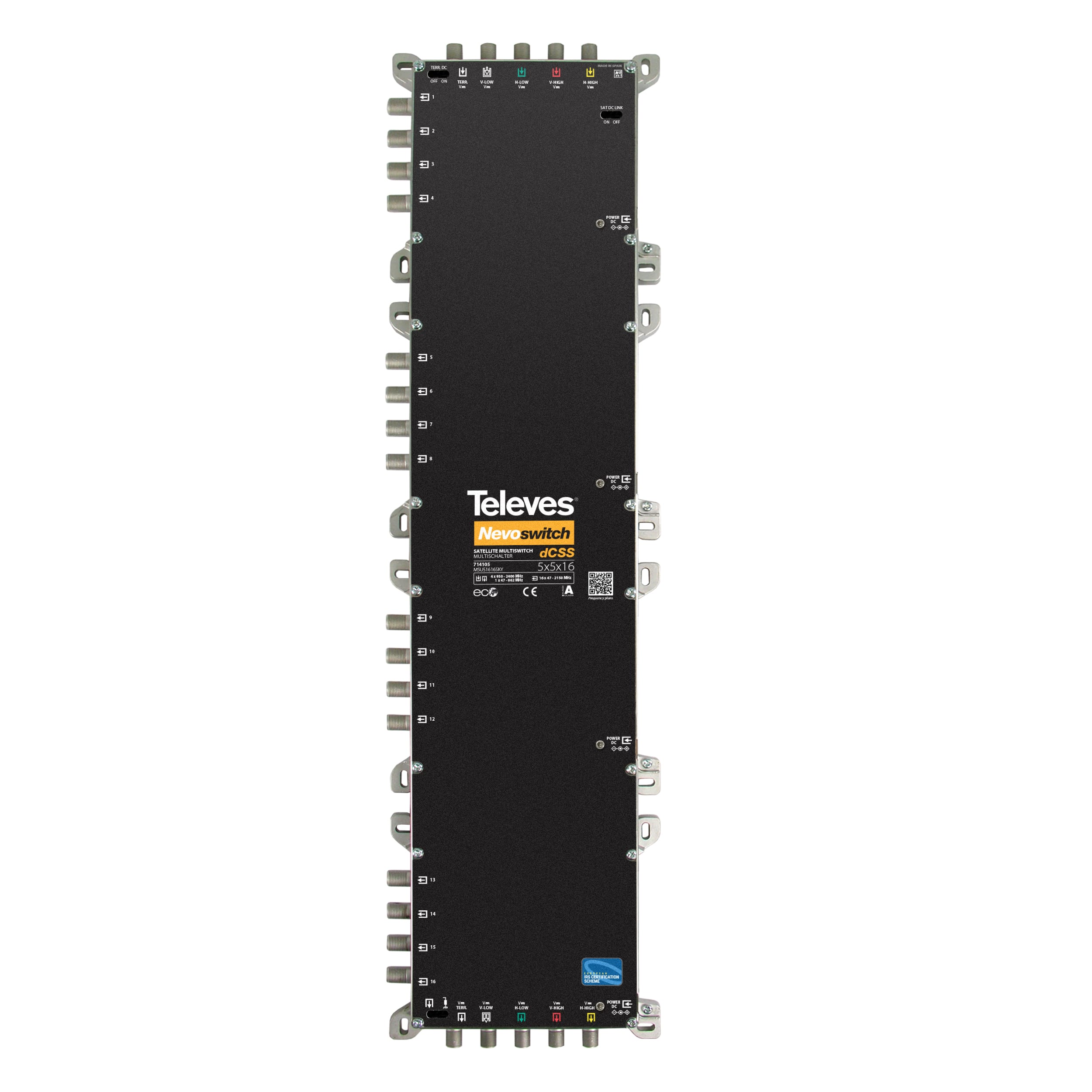 TELEVES ITALIA SRL - TVV714105 NEVOSWITCH DCSS 5X5X16 TERM./CASC.