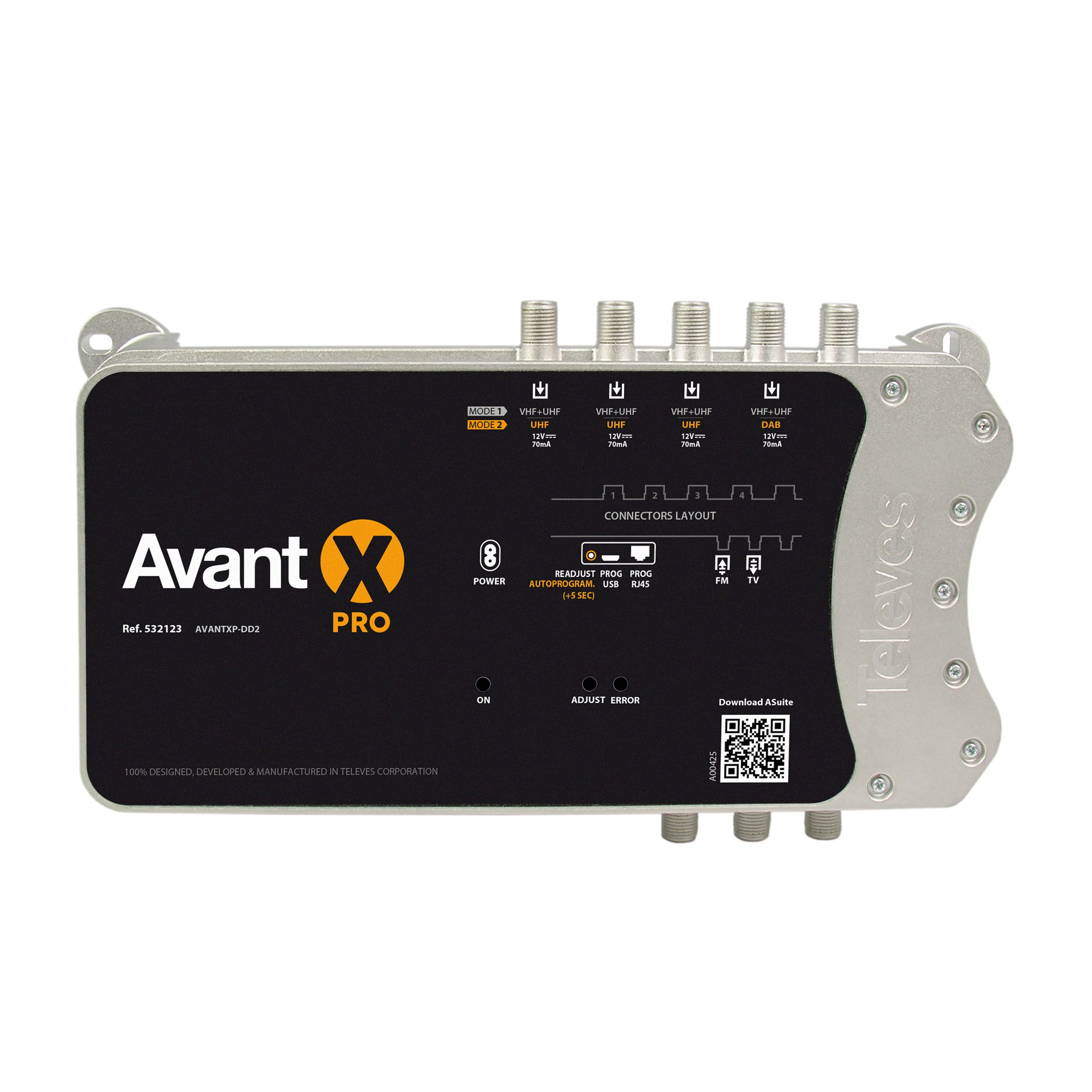 TELEVES ITALIA SRL - TVV532123 AVANT X PRO IN.1XFM-4XUHF/VHF