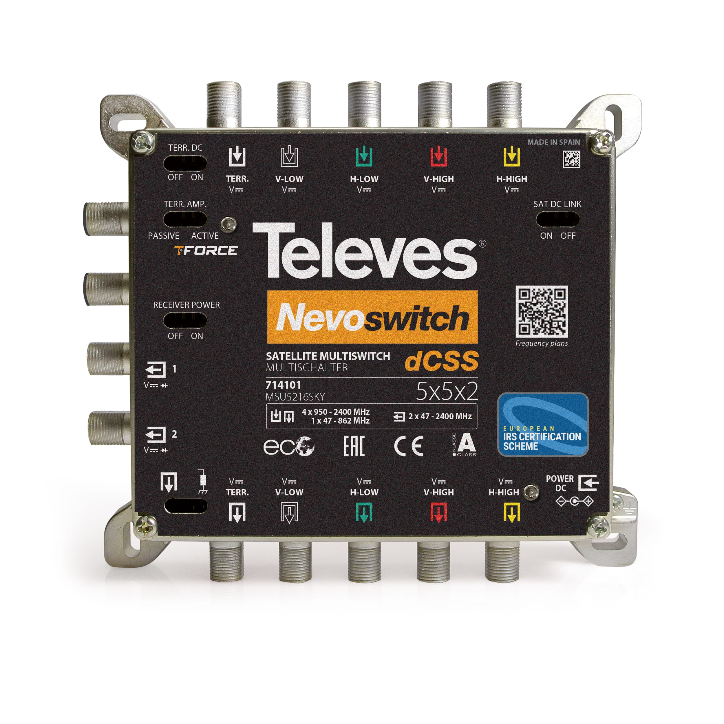 TELEVES ITALIA SRL - TVV714101 MSW DCSS 5X5X2 CON 2XUSCITE DCSS