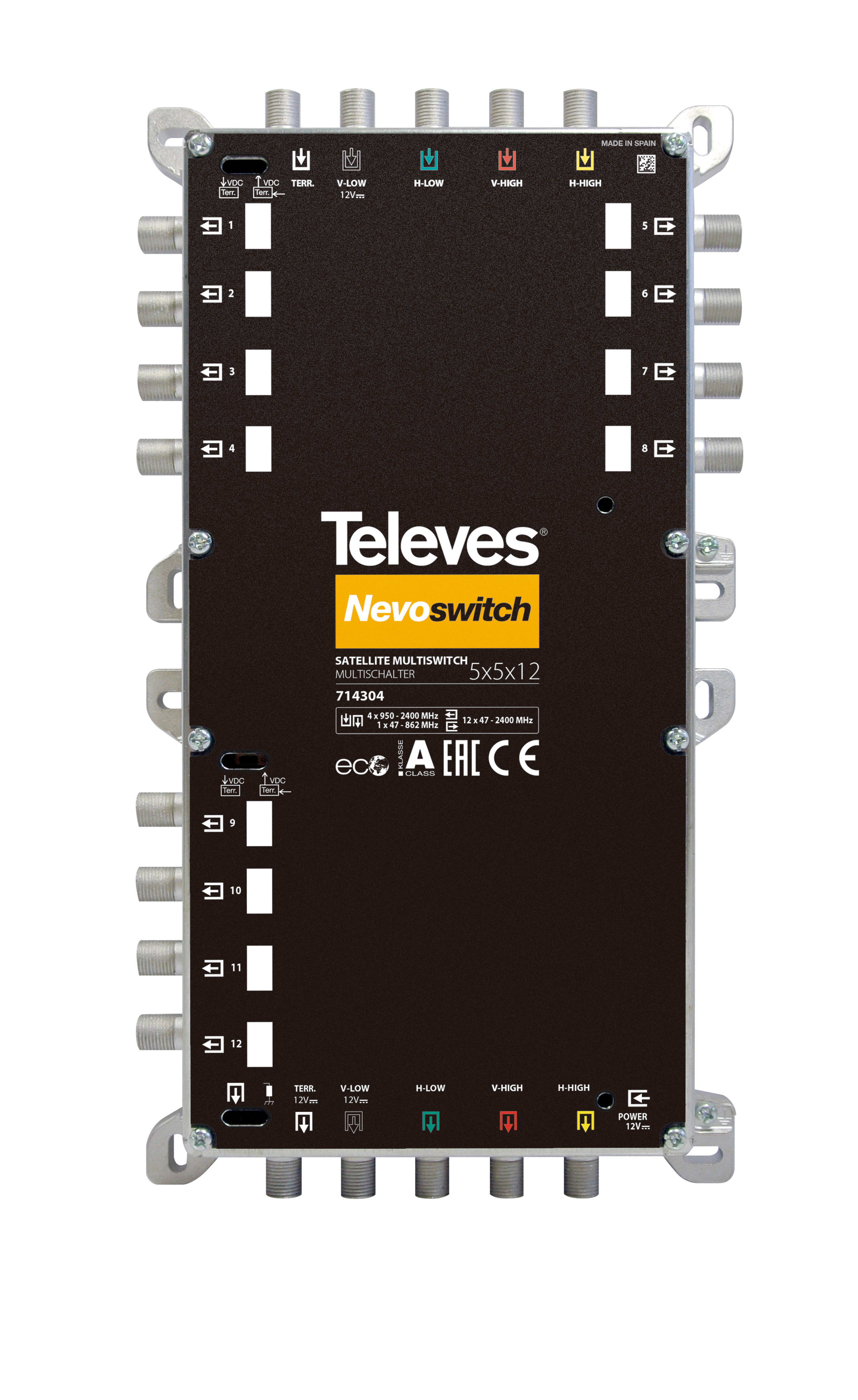 TELEVES ITALIA SRL - TVV714304 NEVOSWITCH 5X12 F TERM/CASC. TERR.PASSIV