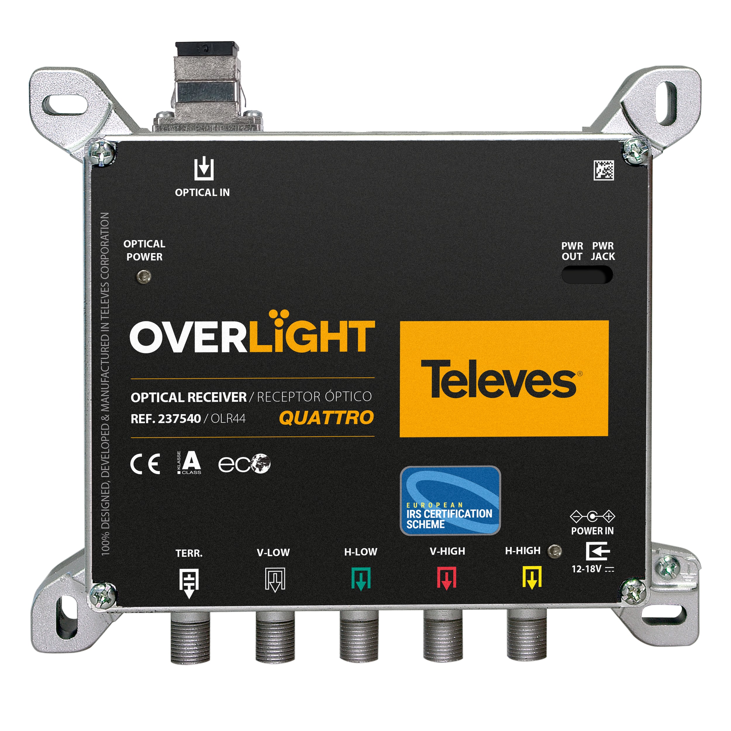 TELEVES ITALIA SRL - TVV237540 RX FO OVERLIGHT QUATTRO + DTT