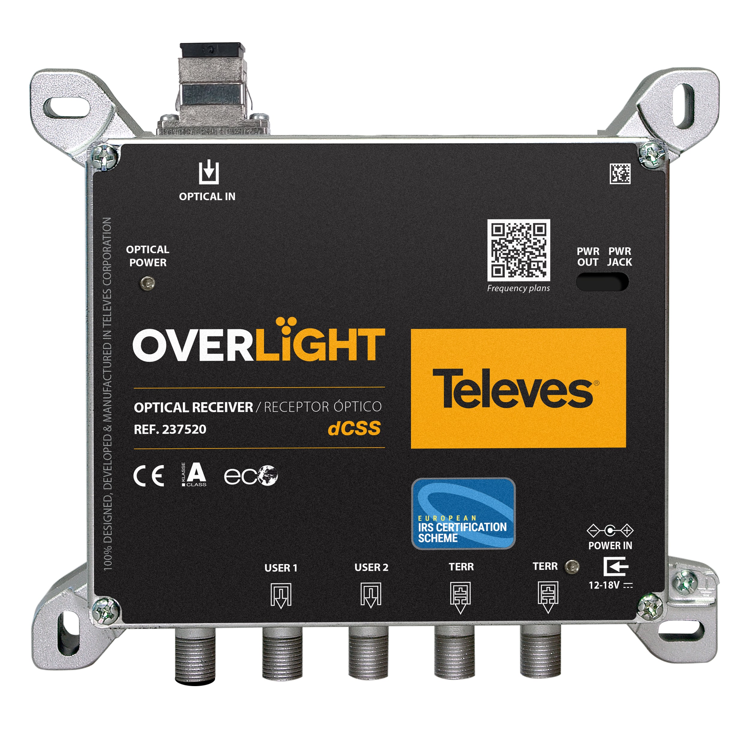 TELEVES ITALIA SRL - TVV237520 OVERLIGHT RX FO DCSS 2USCITE SKY