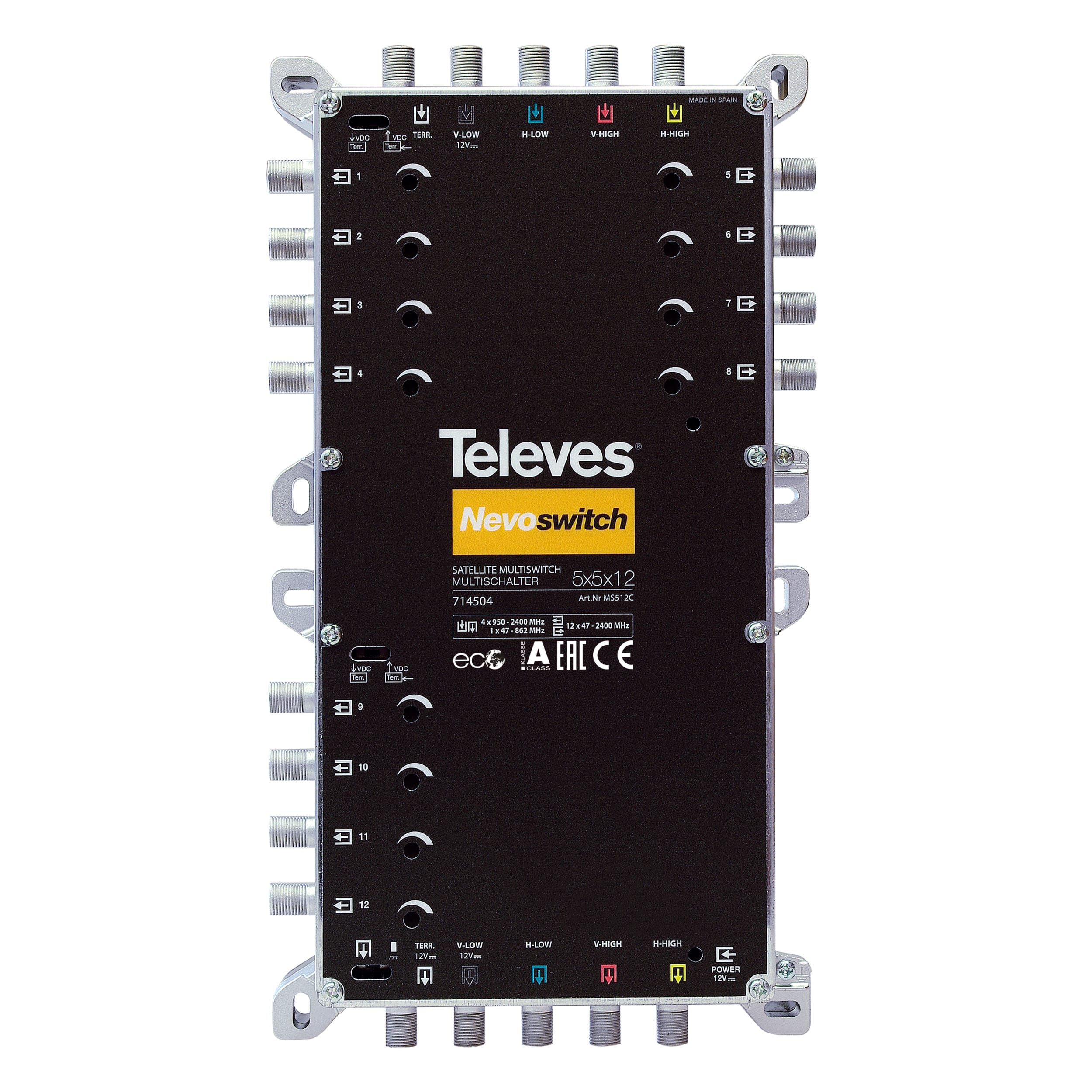 TELEVES ITALIA SRL - TVV714504 NEVOSWITCH 5X5X12 F TERMINALE/CASCATA