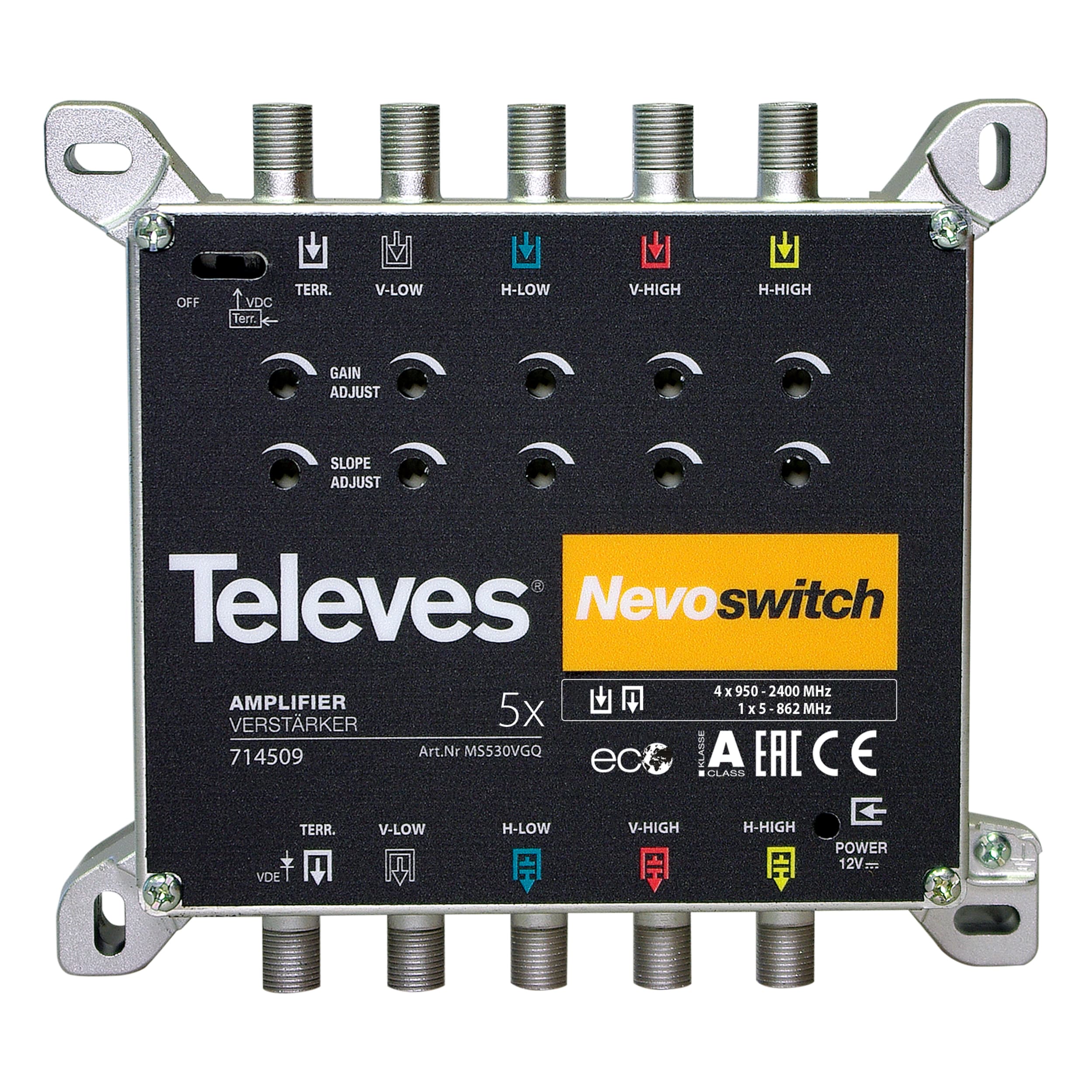 TELEVES ITALIA SRL - TVV714509 NEVO MSW AMPLIF.5X5 F G27/25DB VS115
