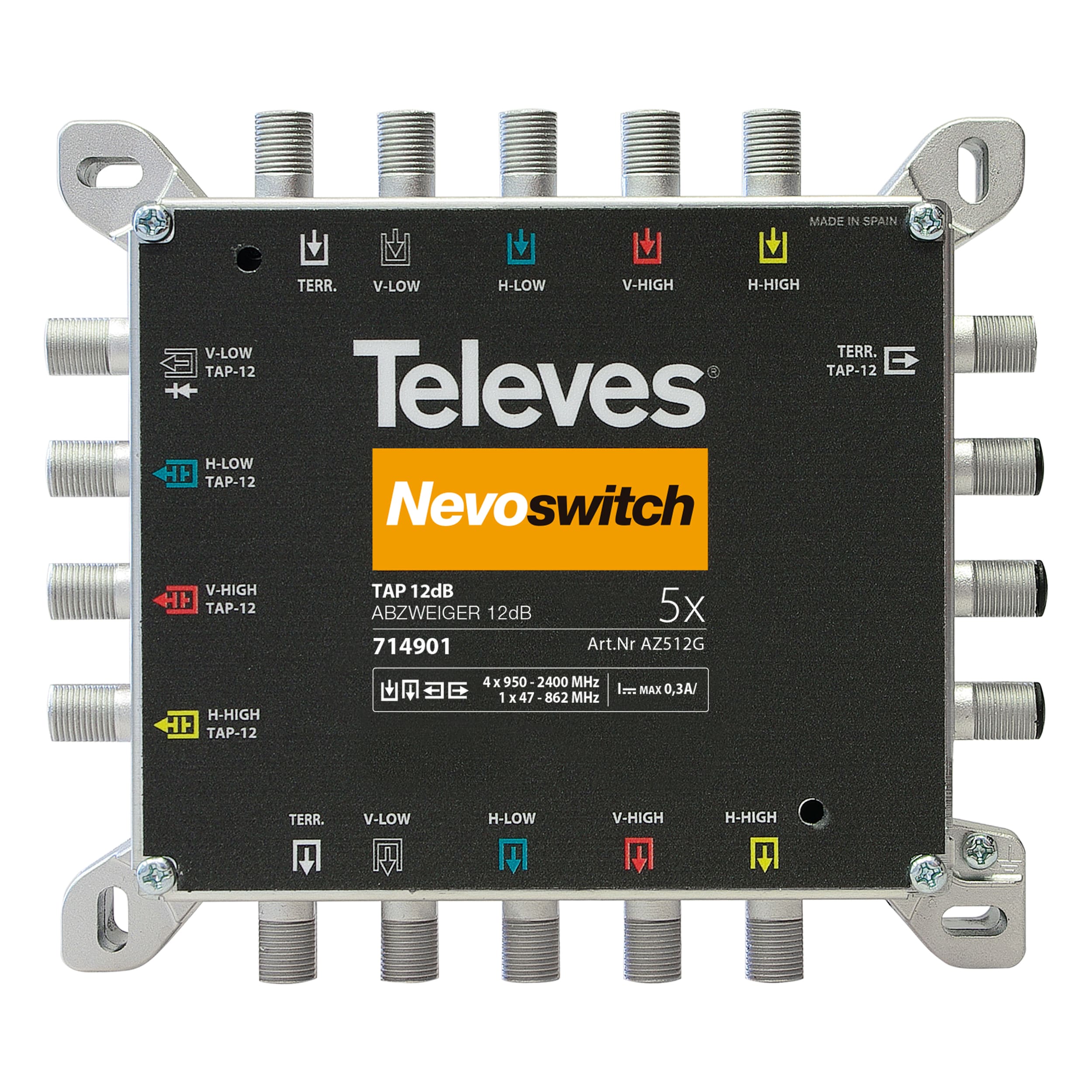 TELEVES ITALIA SRL - TVV714901 NEVOSWITCH DERIV. 5X5X5 F 12DB