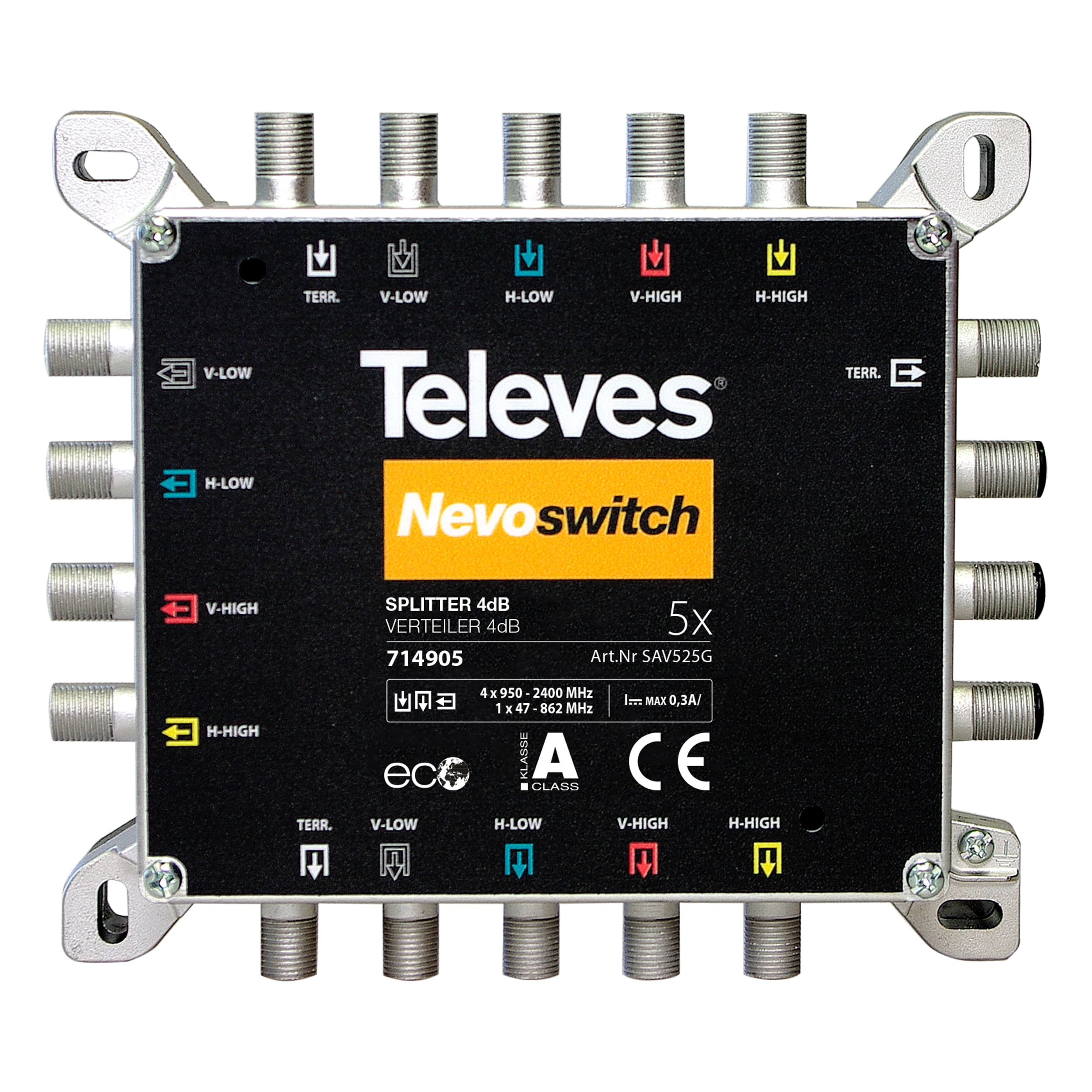 TELEVES ITALIA SRL - TVV714905 NEVOSWITCH DIVISORE 5X5X5 4/4DB