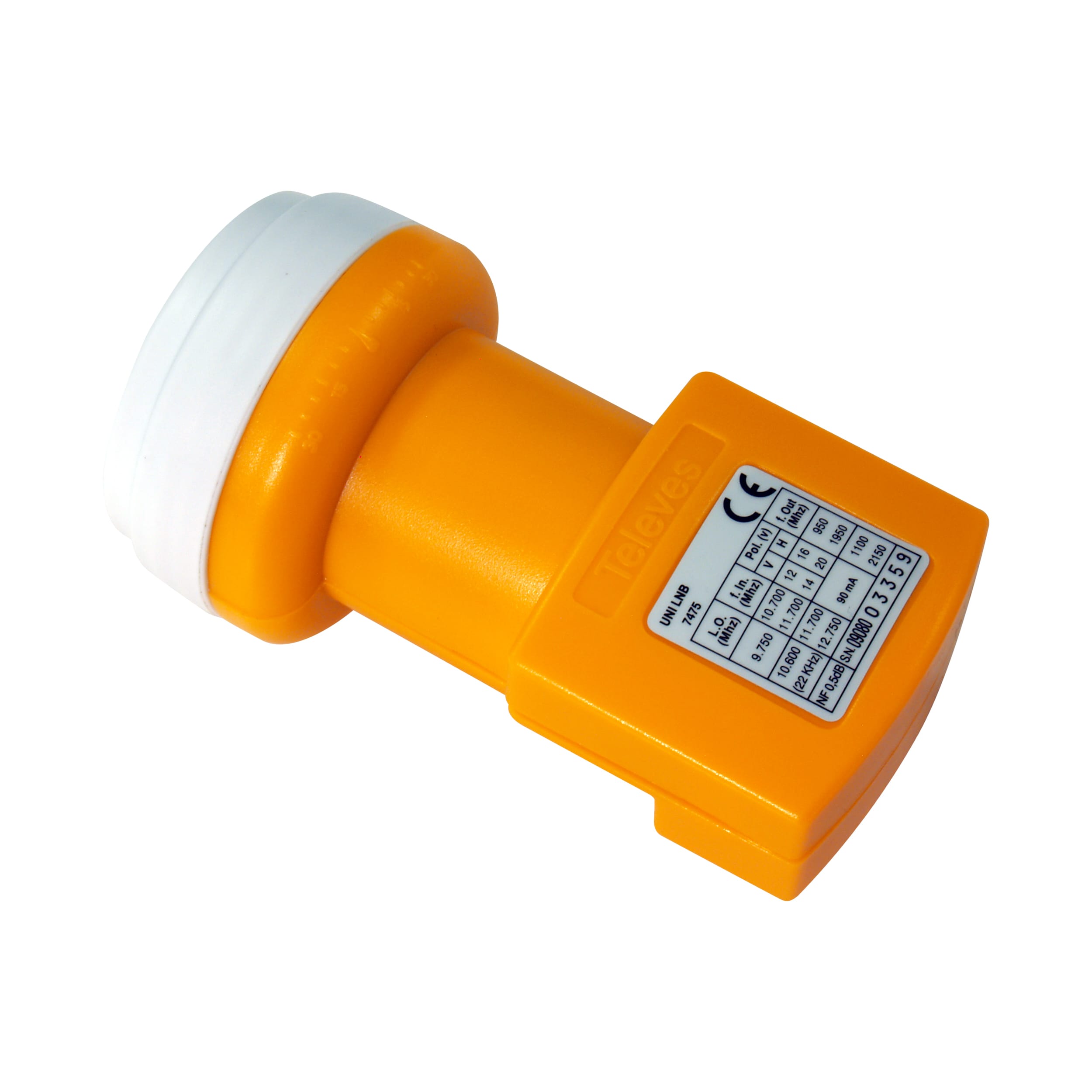 TELEVES ITALIA SRL - TVV7475 LNB UNIVERSALE 0.5DB ARANC.