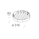 DISANO - DIS99572400 SCHERMO LAMELLARE FORUM 113