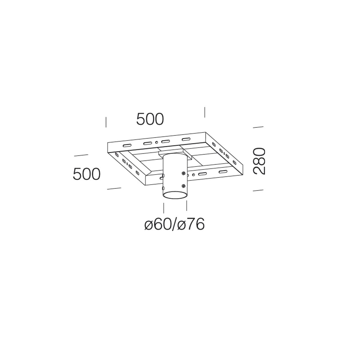 DISANO - DIS99146300 RACCORDO TESTA PALO 528 GRAFITE