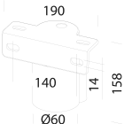 DISANO - DIS99792700 ATTACCO PALO 235 60 GRAFITE