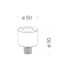 DISANO - DIS42697800 ATTACCO FILETTATO 304 ZINCATO