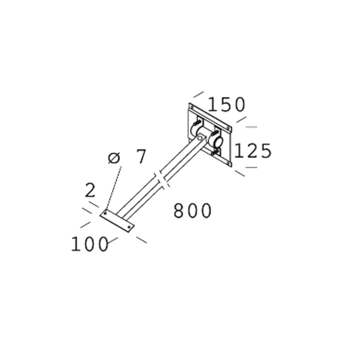 DISANO - DIS99550800 Braccio orientabile