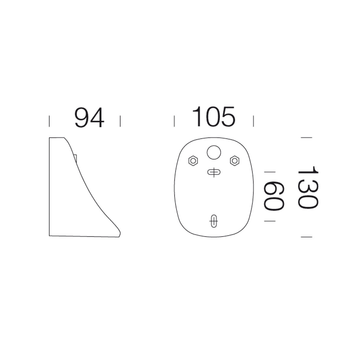 DISANO - DIS99125000 Attacco parete plafone