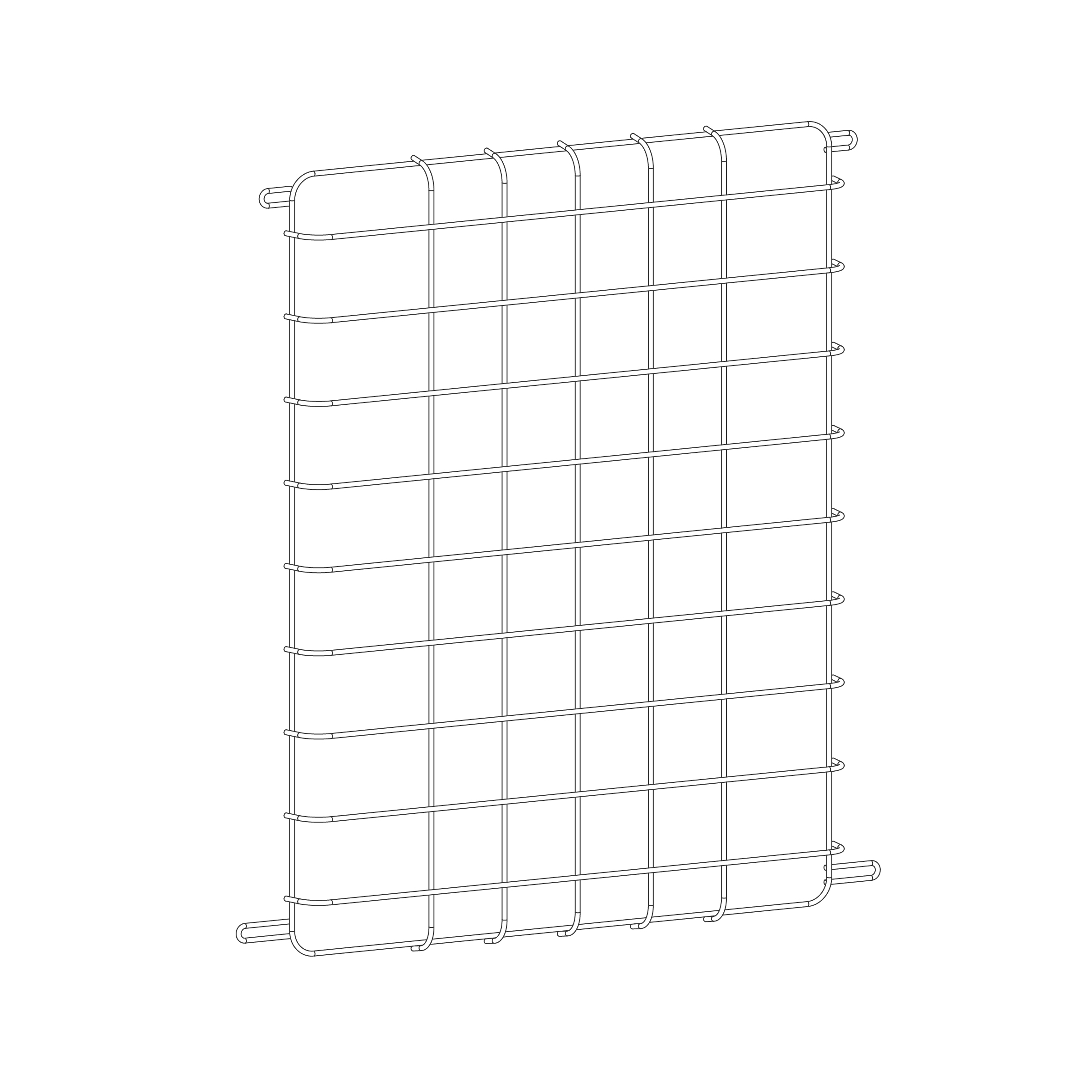 DISANO - DIS99793300 GABBIA PROTEZIONE CROMO LED 462 NERO
