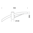 DISANO - DIS99126400 BRACCIO SINGOLO 504 ANTRACITE