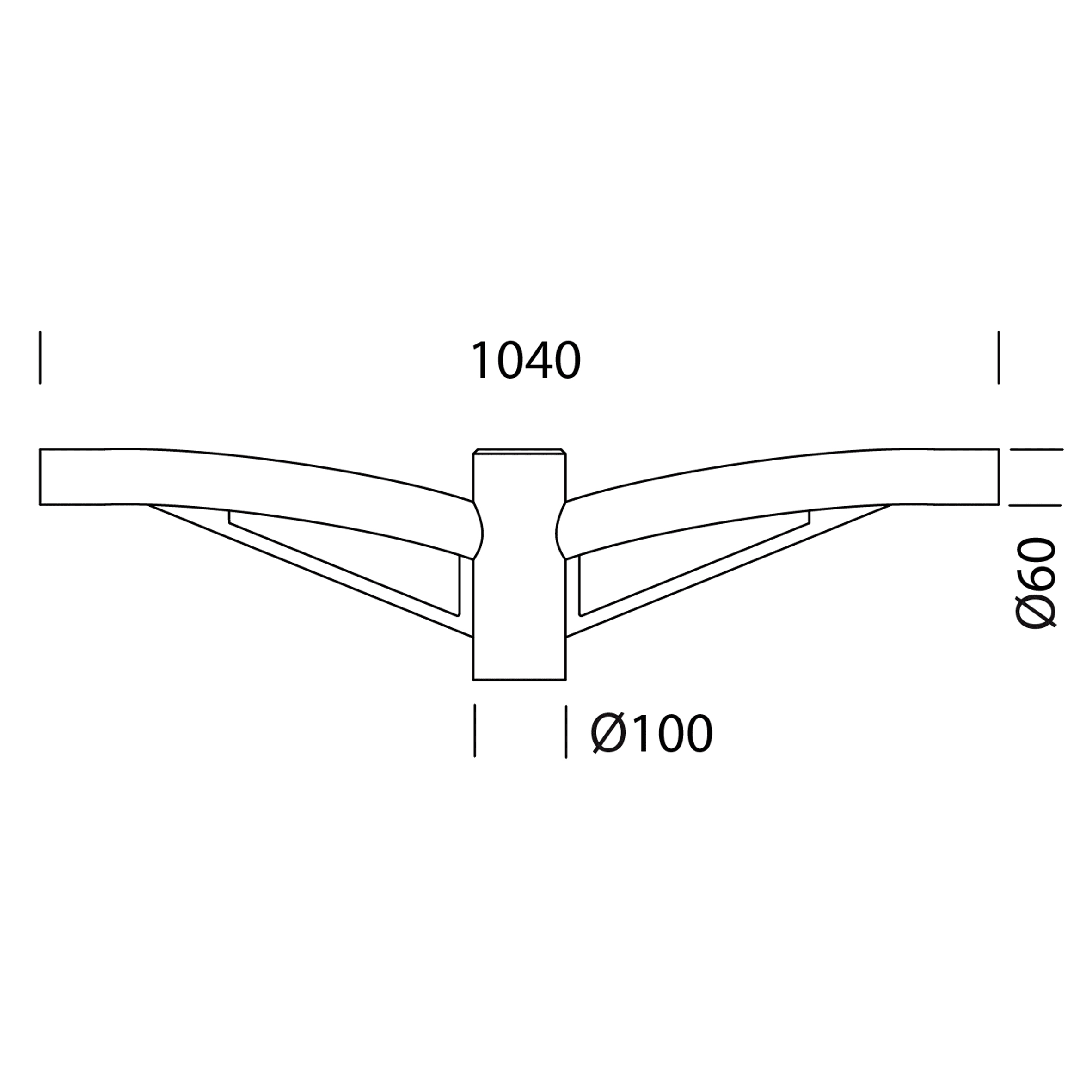 DISANO - DIS99126500 BRACCIO DOPPIO 508 ANTRACITE