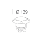 DISANO - DIS99128200 COPERCHIO RACC.LUCERNA 516 RAL7021