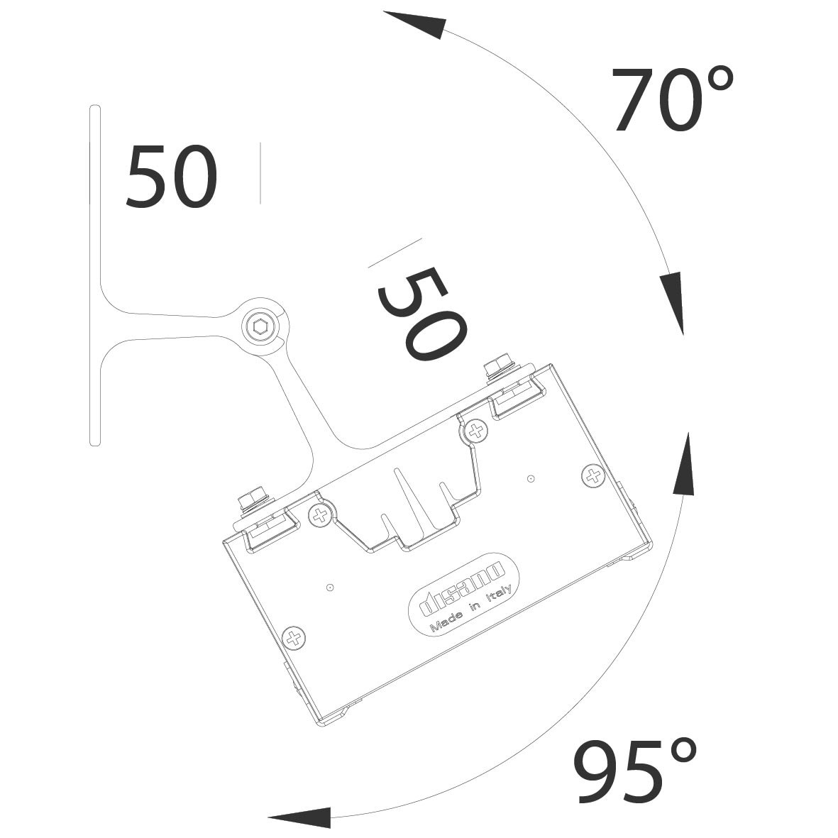 DISANO - DIS99819100 Staffa orientabile