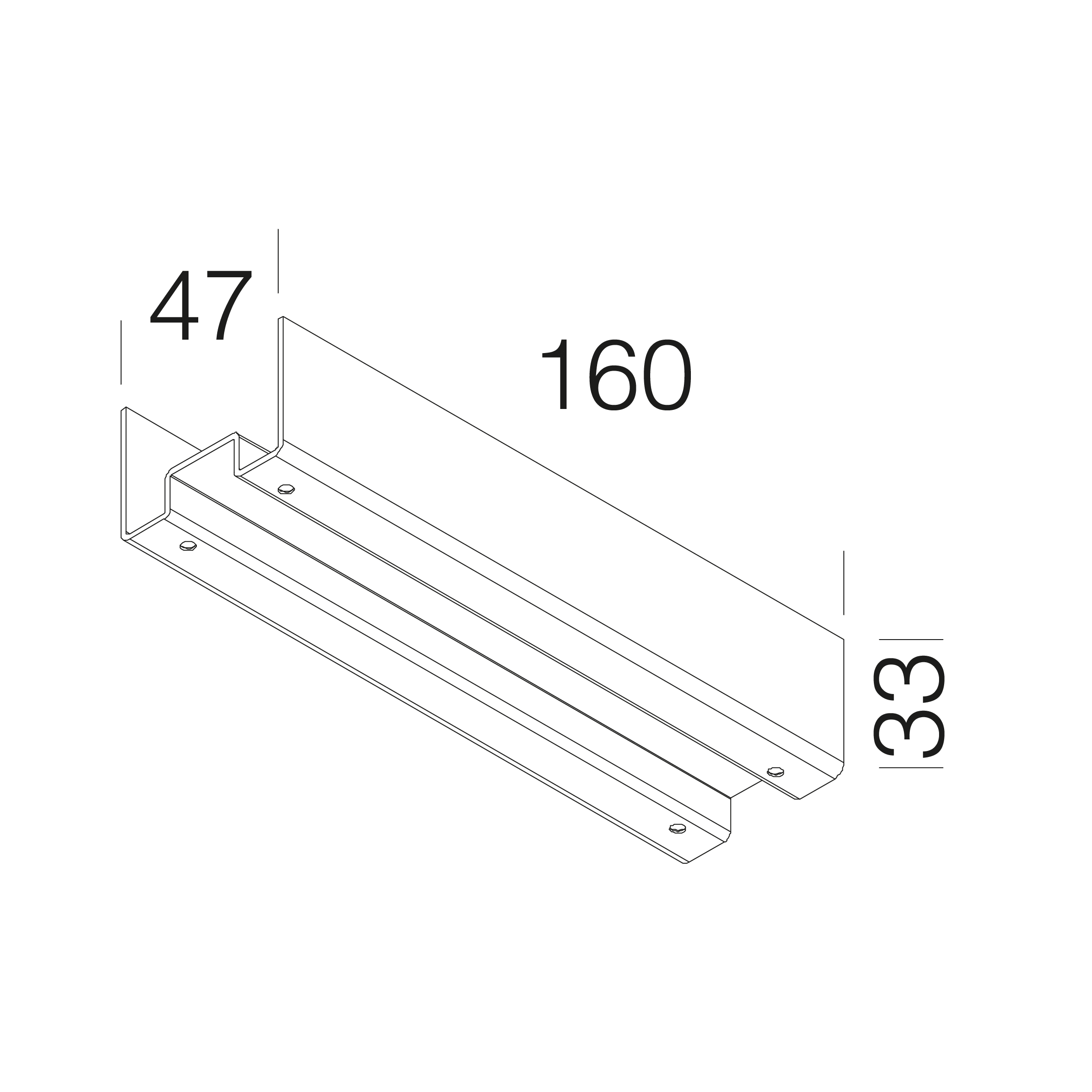 DISANO - DIS13291700 STAFFA GIUNZIONE SOSPENS. 6077 BIANCO
