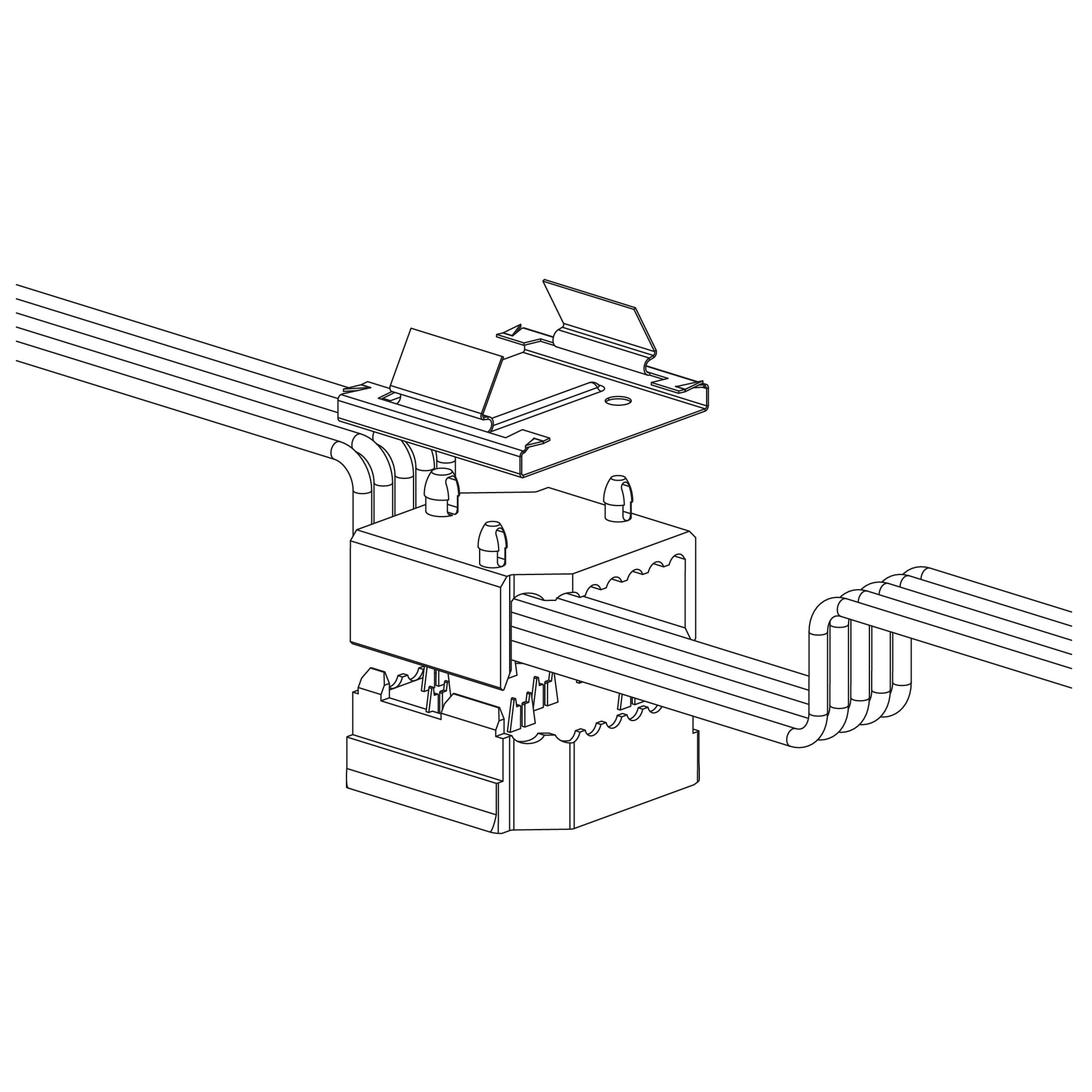 DISANO - DIS99403100001185 SEZIONATORE 11 POLI SPC 6620 BIANCO