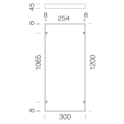 DISANO - DIS99803200 CORNICE PLAFONE PANEL R 595 BIANCO
