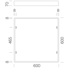 DISANO - DIS99803500 CORNICE PLAFONE RODI 595 BIANCO