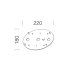 DISANO - DIS99574800 PIASTRA FISSAGGIO ELFO 188 ANTRACITE